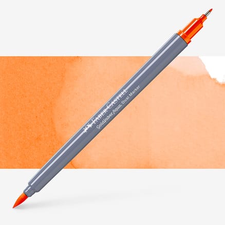 Faber Castell Goldfaber Διπλός μαρκαδόρος νερού (Orange Glaze)