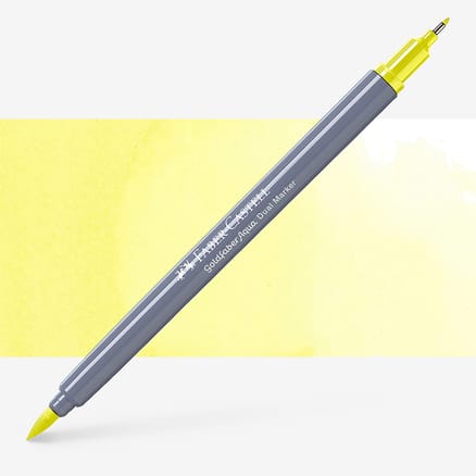 Faber Castell Goldfaber Διπλός μαρκαδόρος νερού (Cadmium Yellow Lemon)