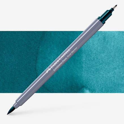 Faber Castell Goldfaber Διπλός μαρκαδόρος νερού (Deep Cobalt Green)