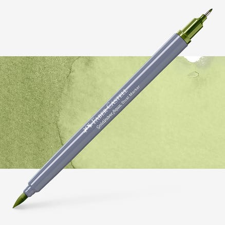 Faber Castell Goldfaber Διπλός μαρκαδόρος νερού (Chromium Green Opaque)