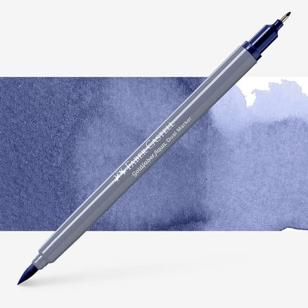 Faber Castell Goldfaber Διπλός μαρκαδόρος νερού (Indanthrene Blue)
