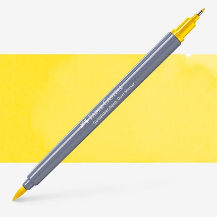Faber Castell Goldfaber Διπλός μαρκαδόρος νερού (Cadmium Yellow)