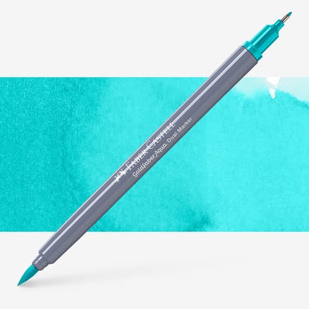 Faber Castell Goldfaber Διπλός μαρκαδόρος νερού (Light Cobalt Green)