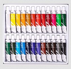 DELI ΧΡΩΜΑ ΑΚΡΥΛΙΚΟ 24 ΧΡΩΜΑΤΑ x 12ml COLOR EMOTION