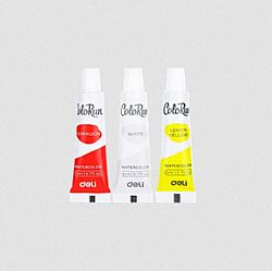 DELI ΧΡΩΜΑ ΑΚΟΥΑΡΕΛΑΣ 12x5ml & 1 ΠΙΝΕΛΟ COLORUN