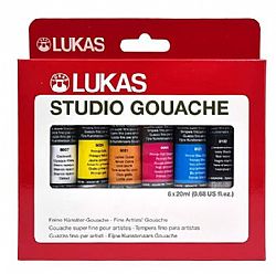 Lukas Studio Gouache 6x20ml