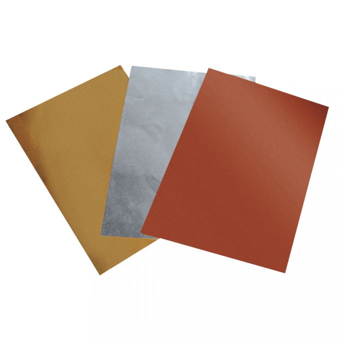 Φύλλο Μετάλλου Α4 σε 6 διαφορετικές αποχρώσεις
